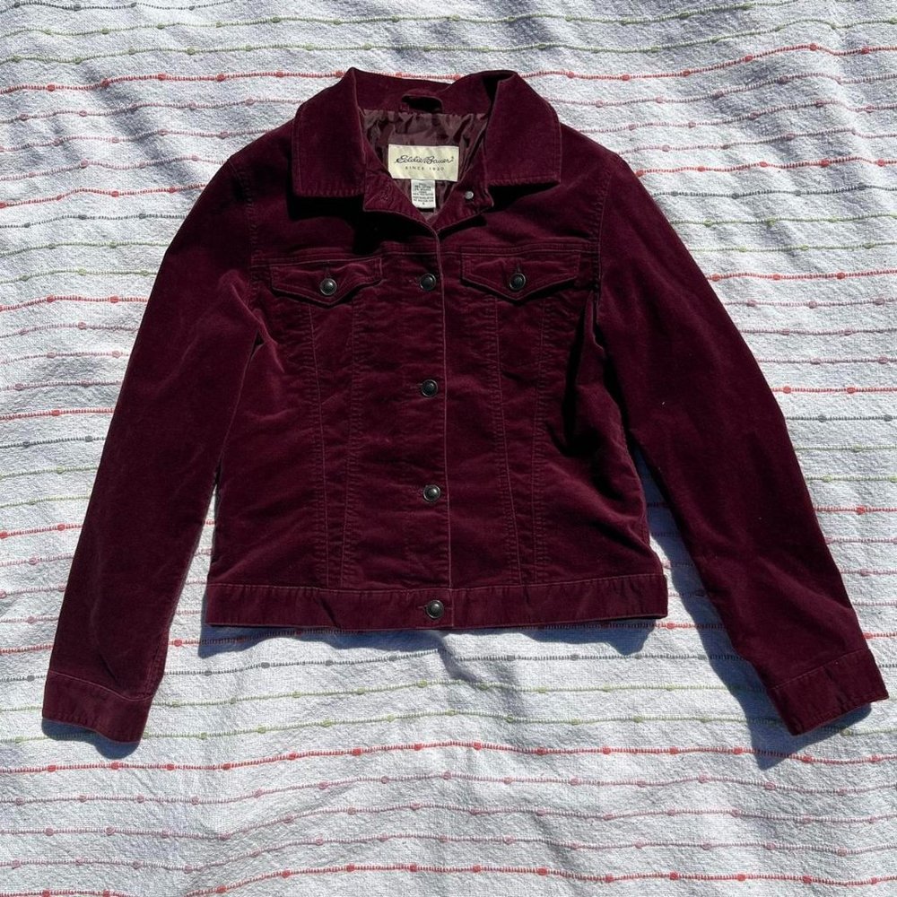 Eddie Bauer velvet jacket